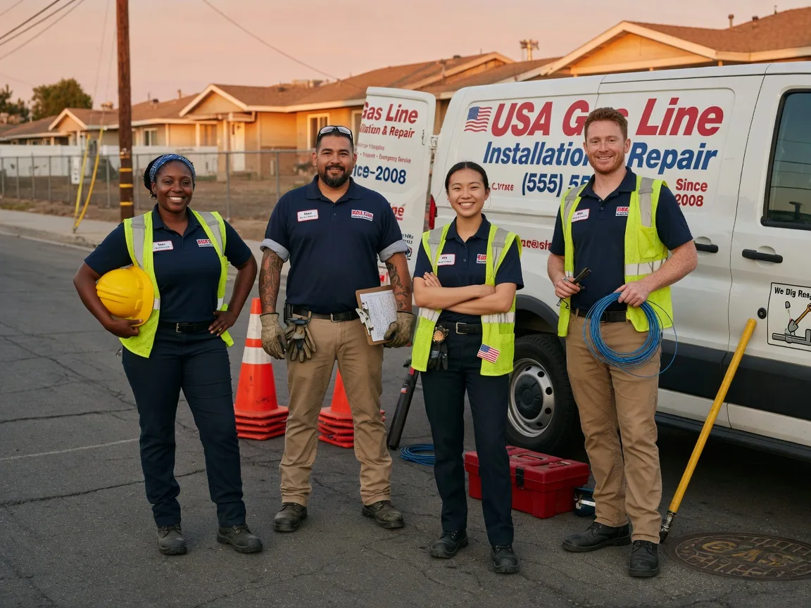 Gas Line Installation company in Lamoure, ND